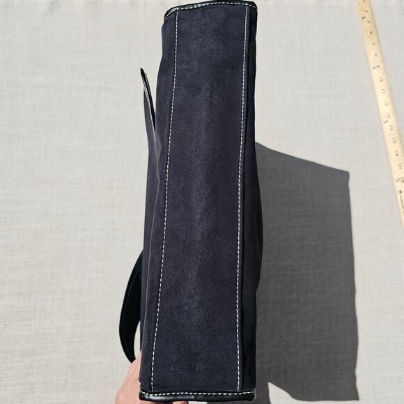 Kenneth Cole New York Messenger Laptop Briefcase Bag Black Large Adj Strap - Picture 10 of 10